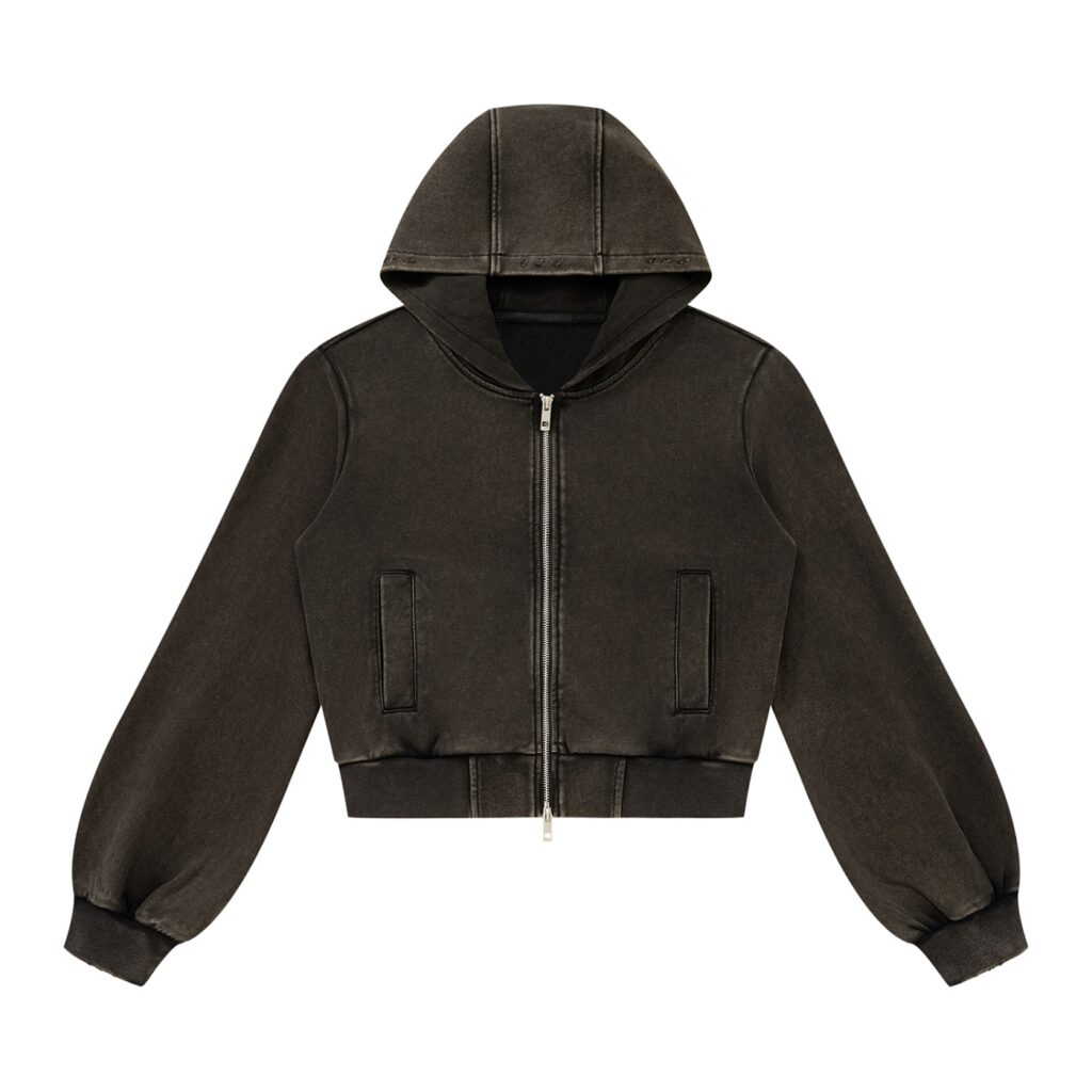 Women’s Vintage Wash Full Zip Hoodie